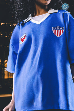 Jersey de punto US Soccer x DC Comics Superman - Azul