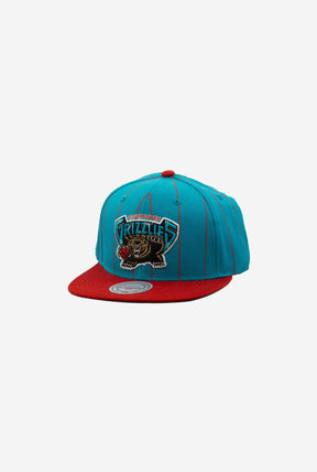 Vancouver Grizzlies City Pinstripe Deadstock Snapback - Teal