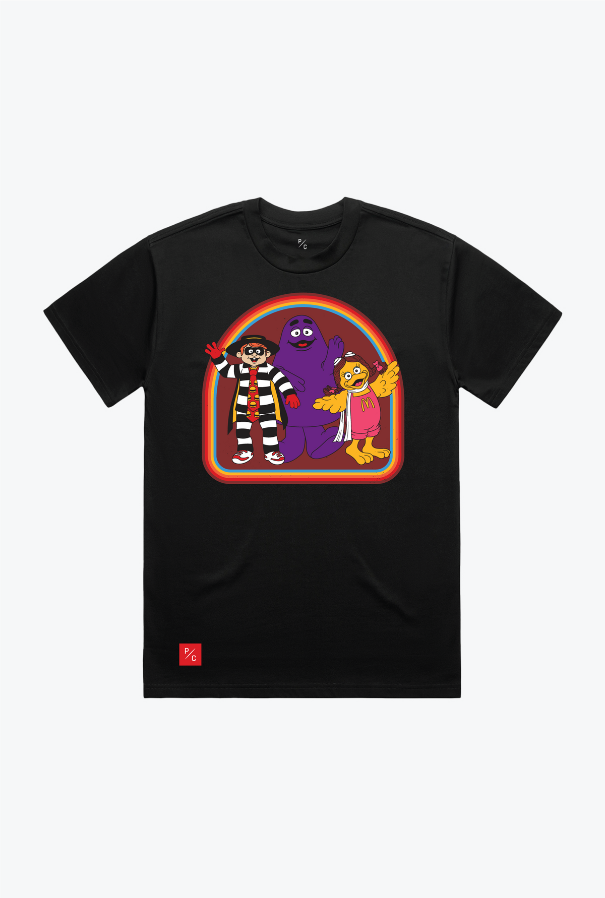 P/C x McDonald's Retro T-Shirt - Black