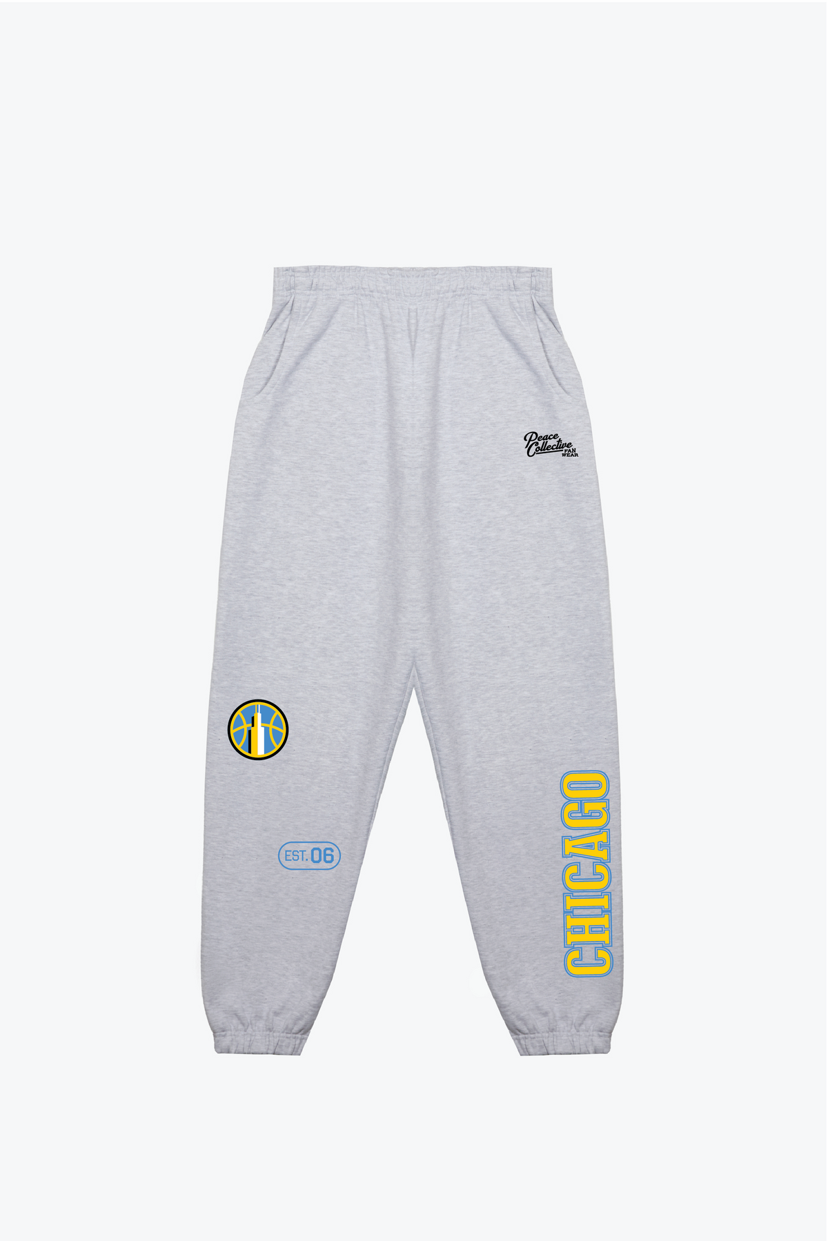 Chicago Sky Heavyweight Jogger - Ash