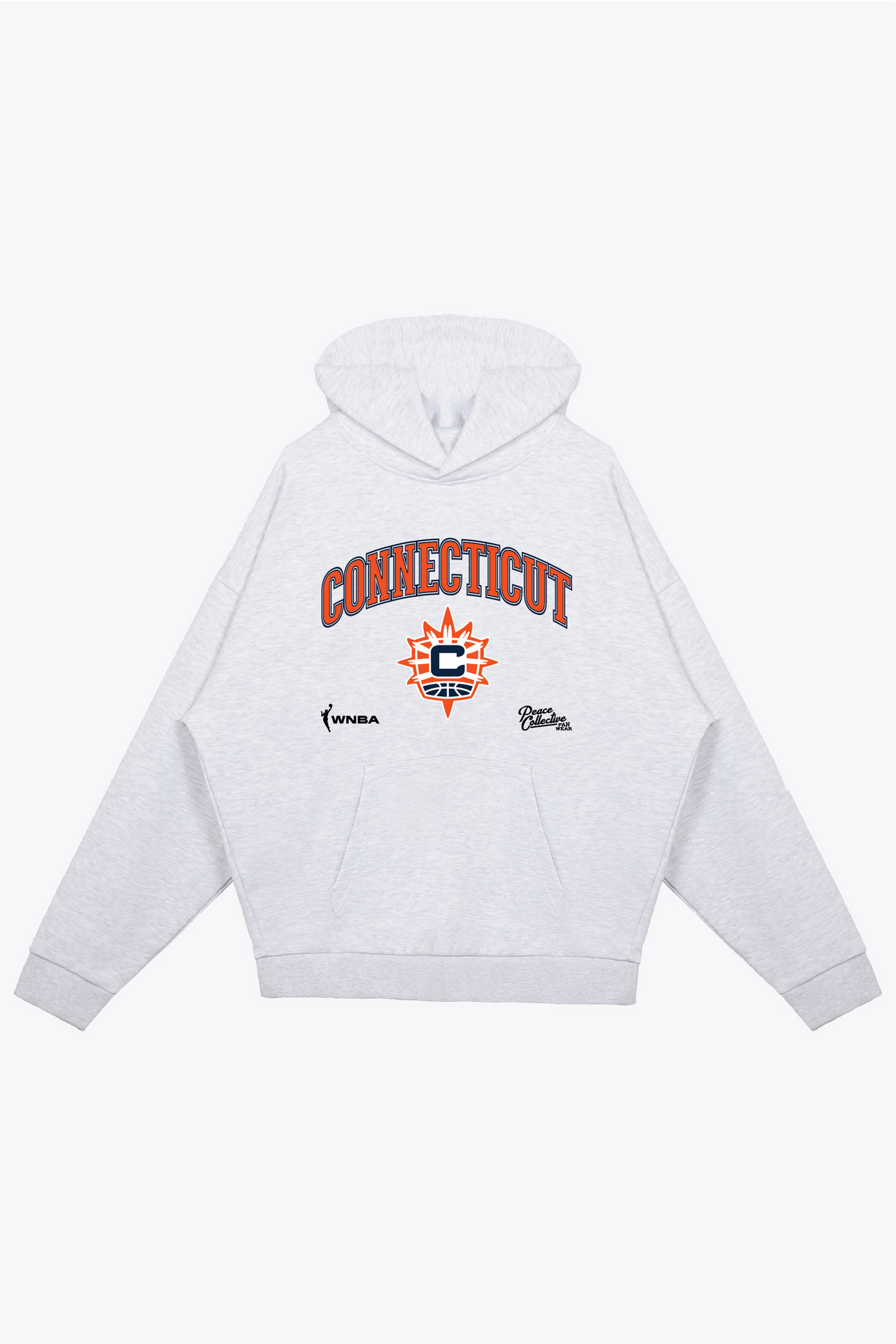 Connecticut Sun Heavyweight Hoodie - Ash
