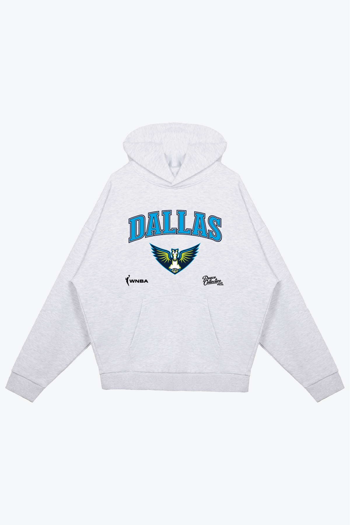 Dallas Wings Heavyweight Hoodie - Ash