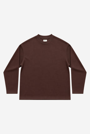 Peace Waffle Knit Thermal - Dark Chocolate