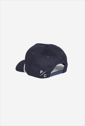 Peace A Frame Golfer Cap - Ivory/Navy