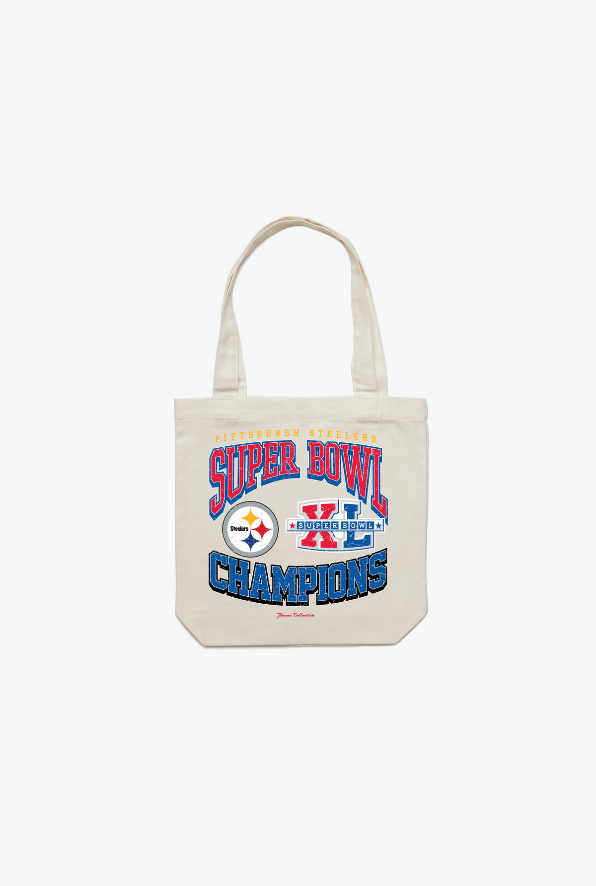 Pittsburgh Steelers Super Bowl XL Tote Bag - Ivory
