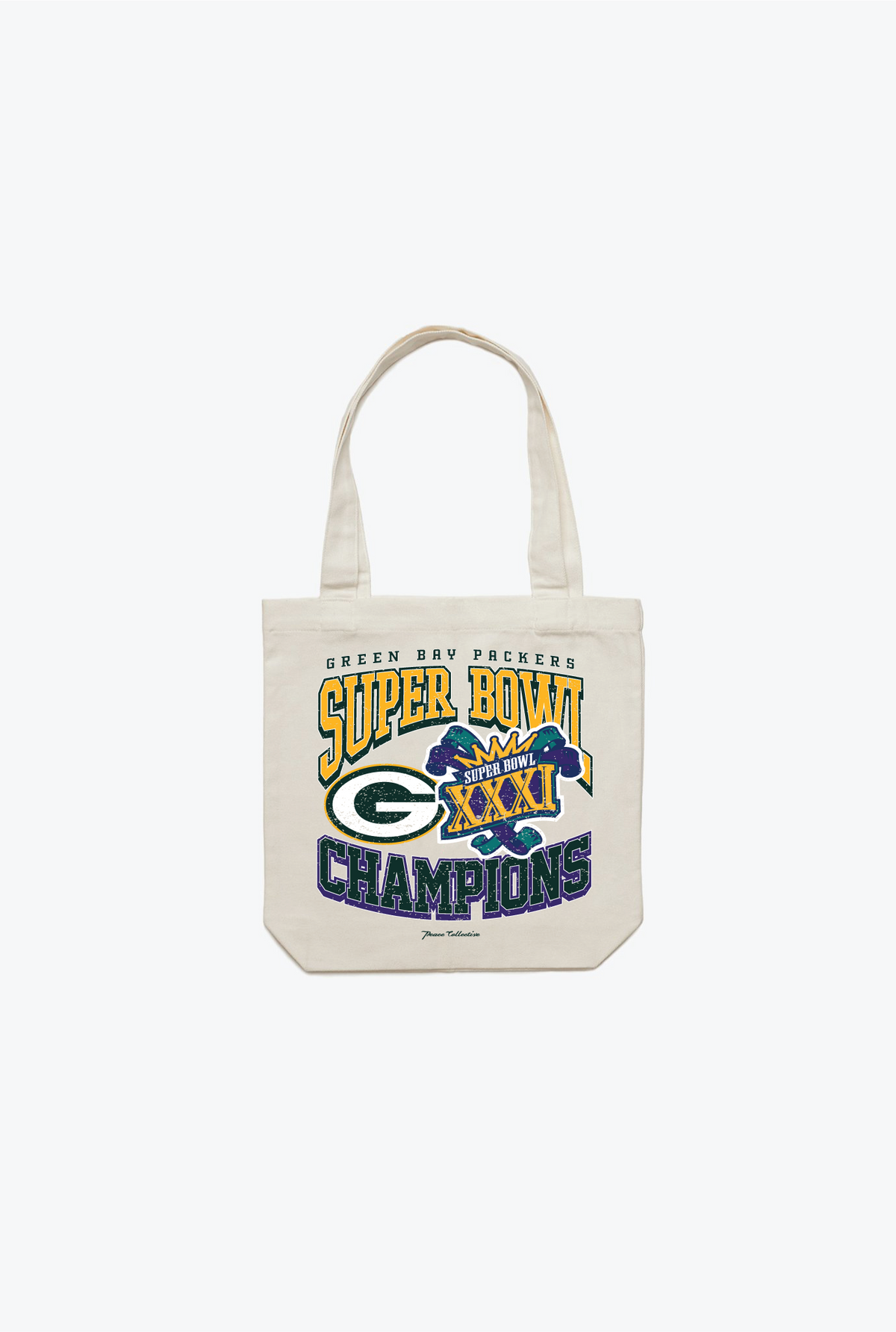 Green Bay Packers Super Bowl XXXI Tote Bag - Ivory