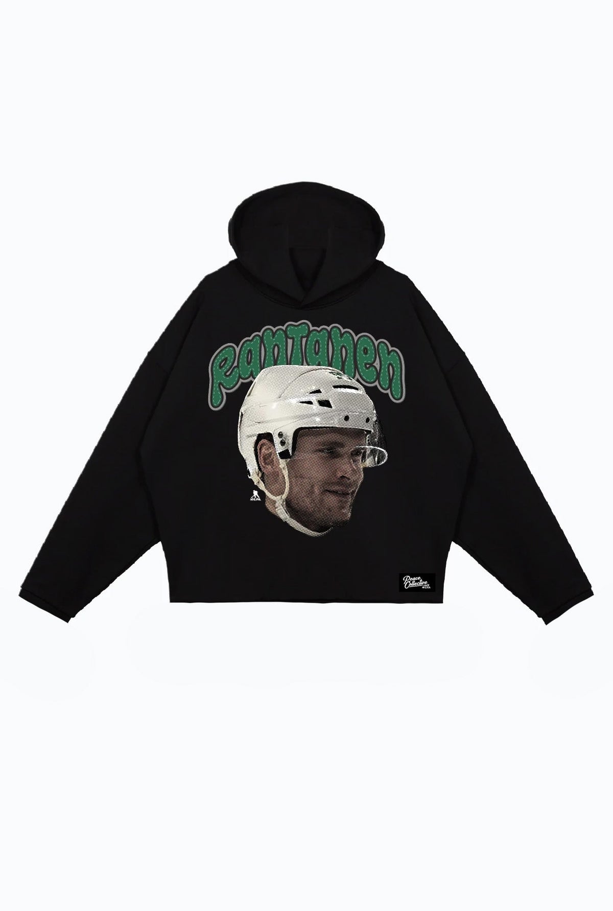 Mikko Rantanen Entspannter Kapuzenpullover – Schwarz