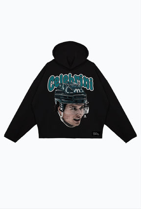 Macklin Celebrini Relaxed Hoodie - Black