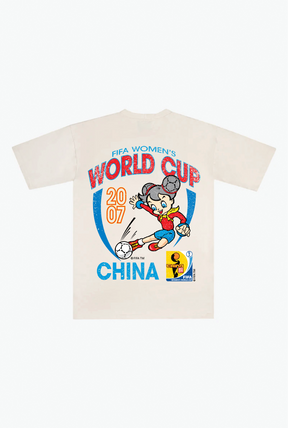 China 07 World Cup Vintage Premium T-Shirt - Ivory