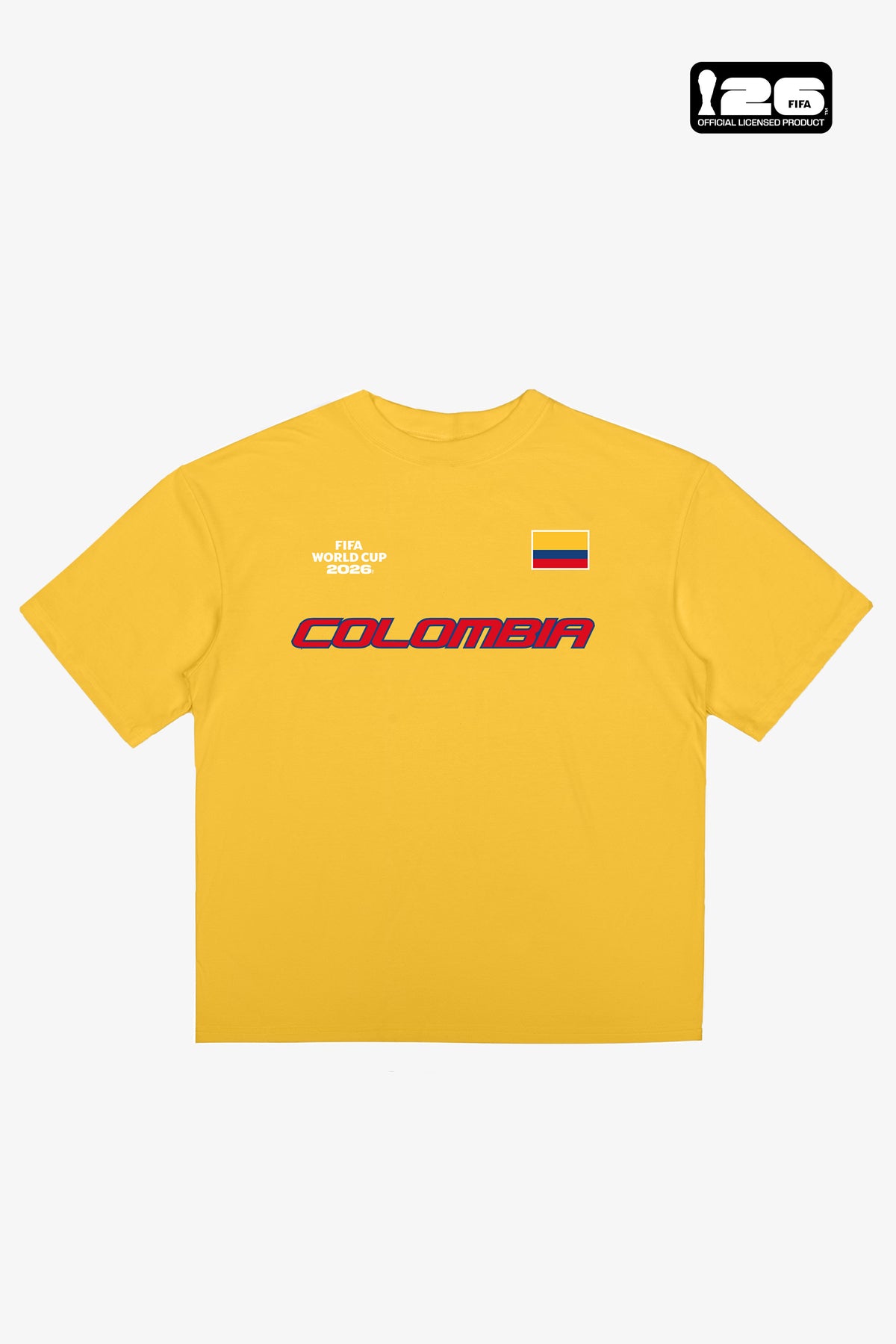FIFA Weltmeisterschaft 2026™ Kolumbien Tri-Logo-T-Shirt – Gelb