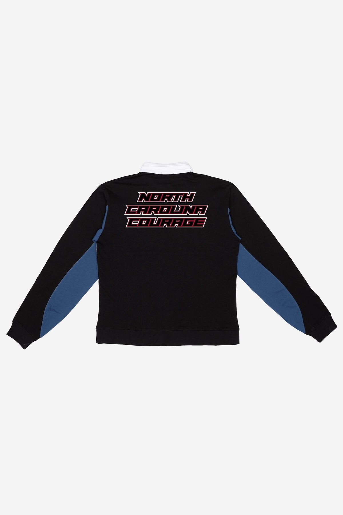 North Carolina Courage Rugby Polo - Black / Atlantic Blue