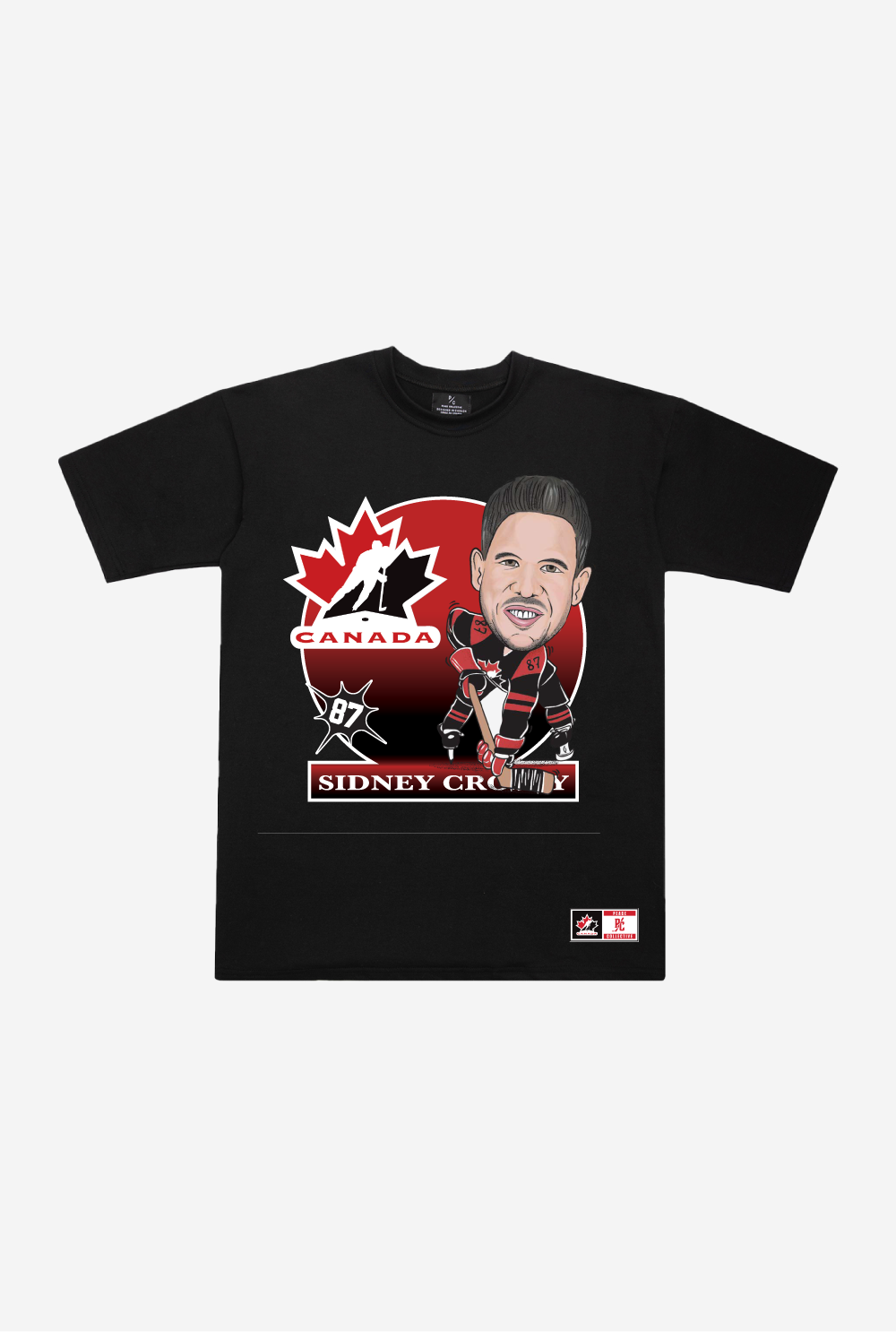 Hockey Canada Sidney Crosby Heavyweight T-Shirt - Black