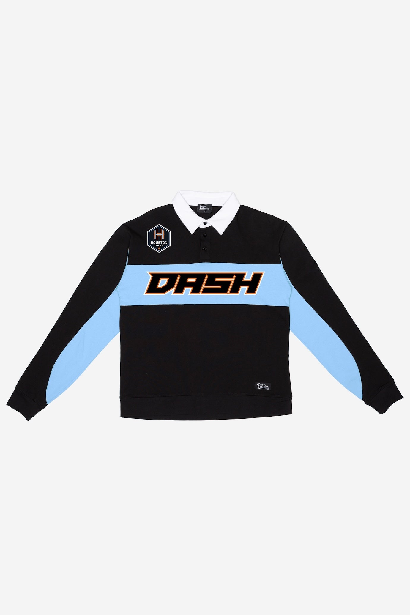 Polo de rugby Houston Dash - Negra / Azul