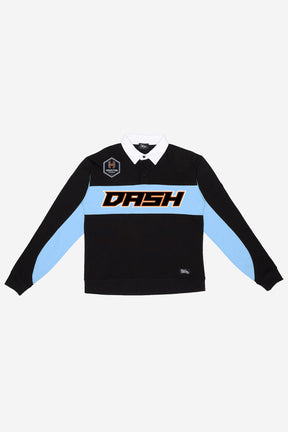Polo de rugby Houston Dash - Negra / Azul