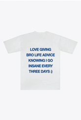 Going Insane Heavyweight T-Shirt - White