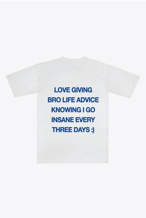 Going Insane Heavyweight T-Shirt - White