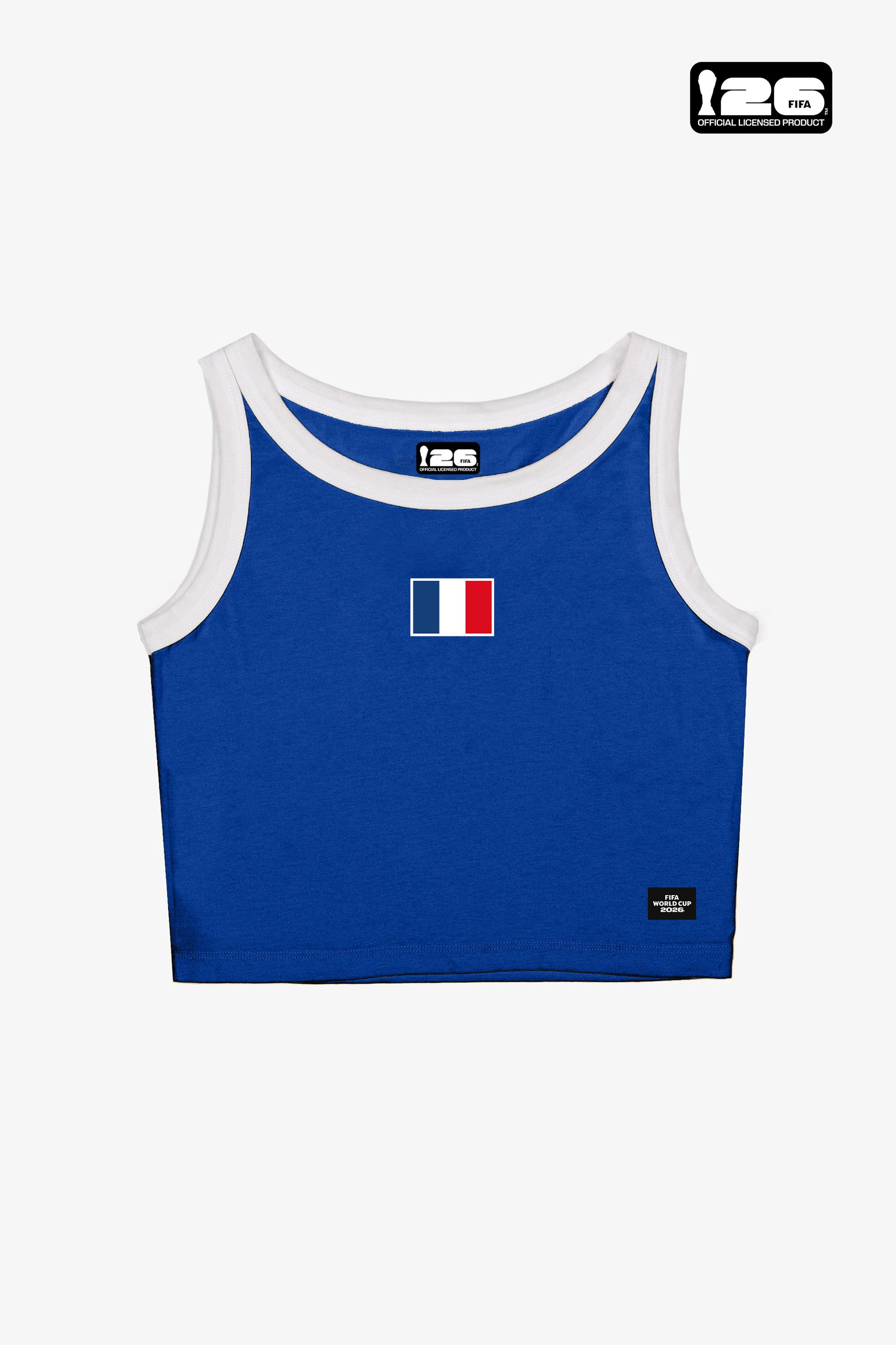 FIFA World Cup 2026™ France Women's Cropped Tank - Royal