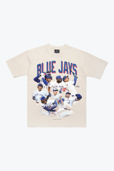 Toronto Blue Jays Team Heavyweight T-Shirt - Ivory