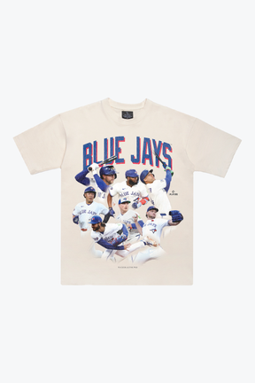 Toronto Blue Jays Team Heavyweight T-Shirt - Ivory