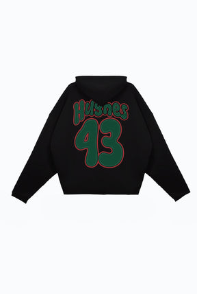 Quinn Hughes Relaxed Hoodie - Black