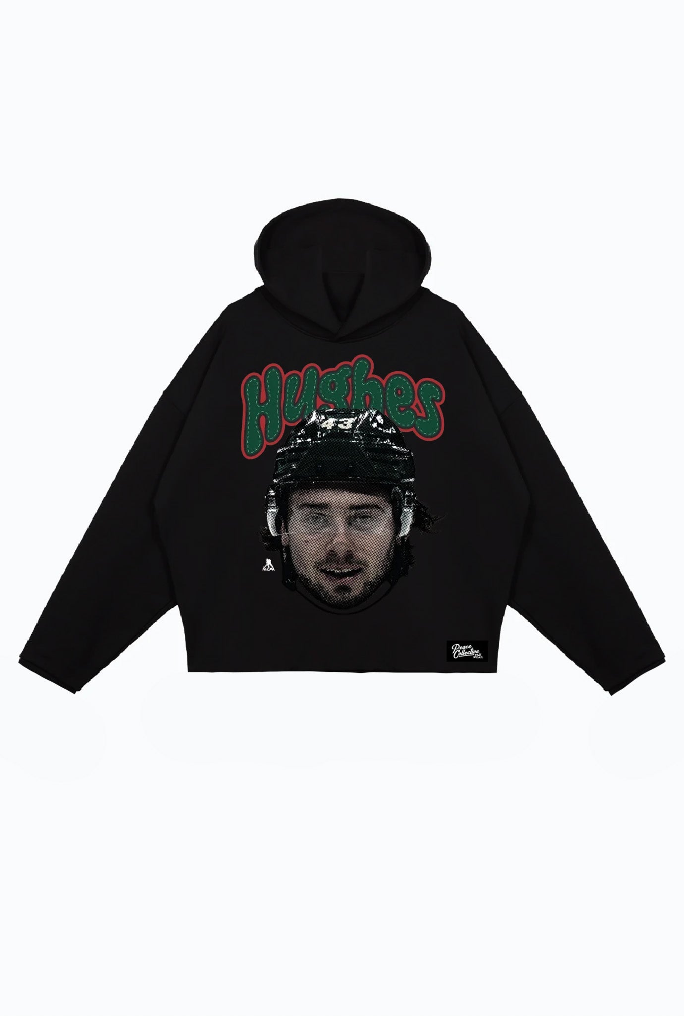 Quinn Hughes Relaxed Hoodie - Black