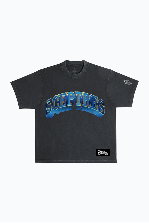 Toronto Sceptres Graffiti Heavyweight Garment Dyed T-Shirt - Black