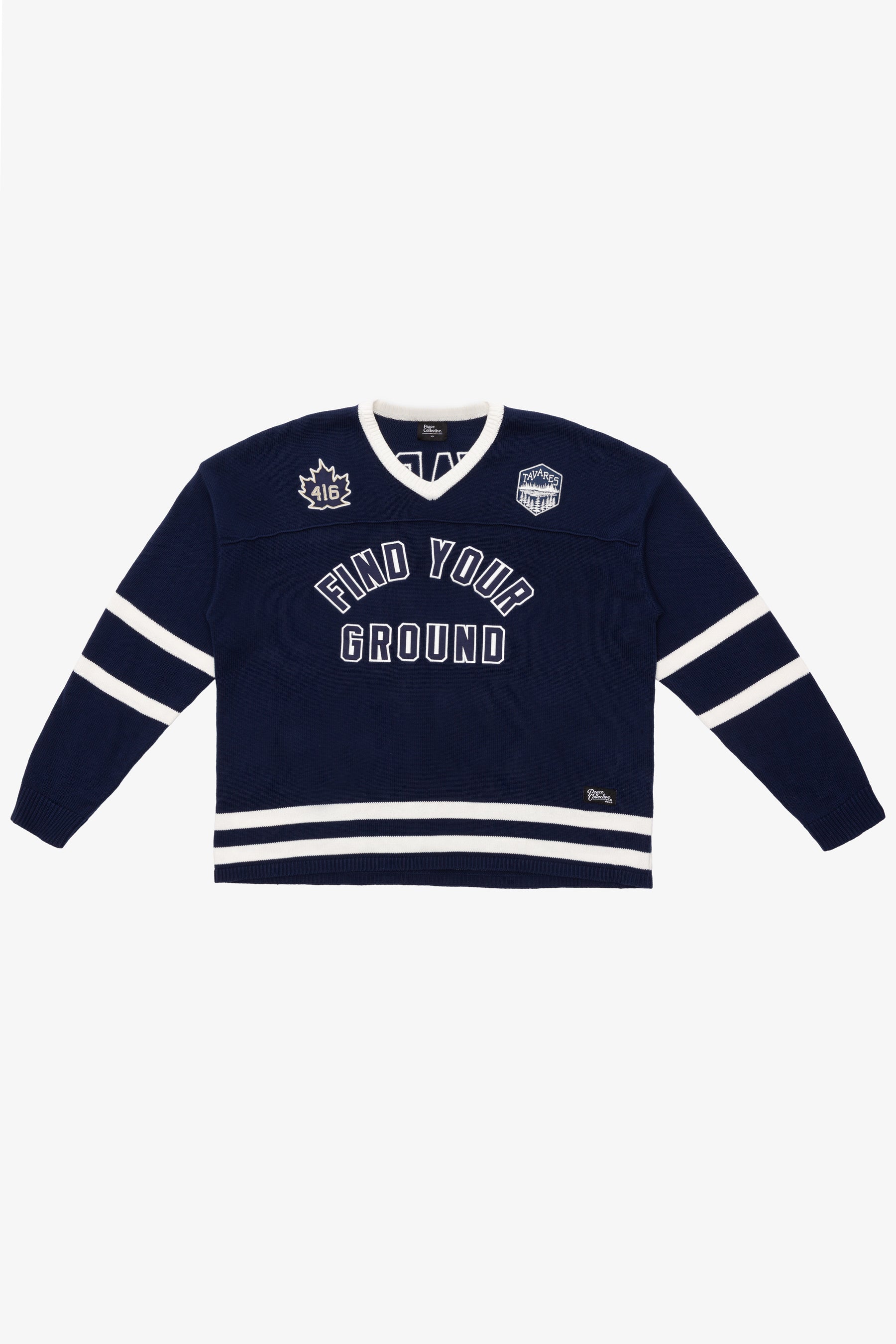 P/C x John Tavares Knit Long Sleeve Jersey - True Navy