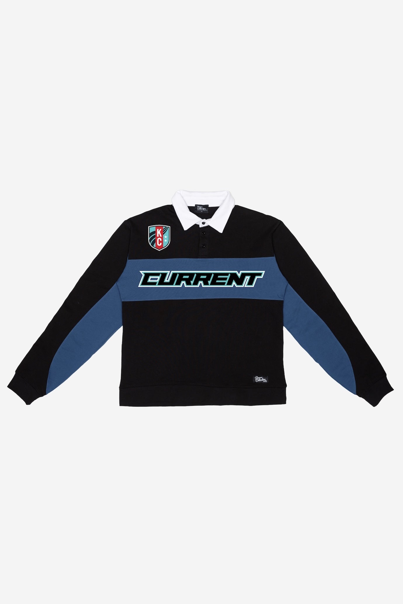 Polo de rugby Kansas City Current - Negra / Tormenta
