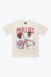 Philadelphia Phillies Team Heavyweight T-Shirt - Ivory