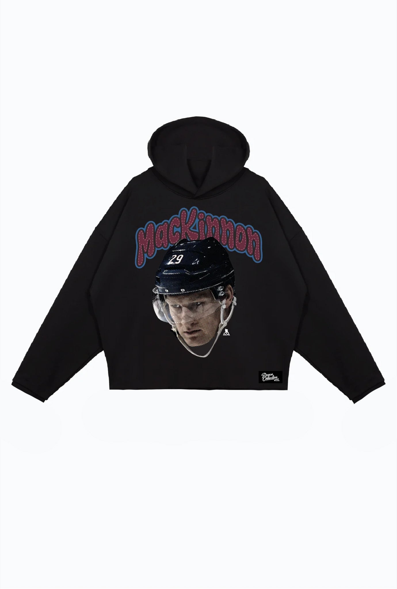 Nathan MacKinnon Relaxed Hoodie - Black