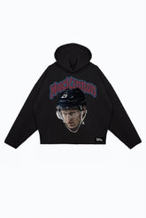 Nathan MacKinnon Relaxed Hoodie - Black