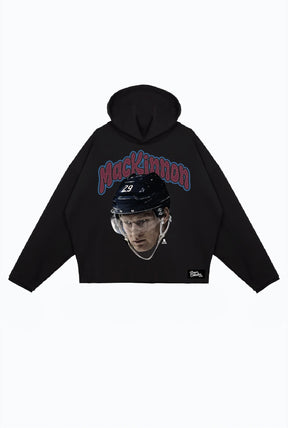 Nathan MacKinnon Relaxed Hoodie - Black