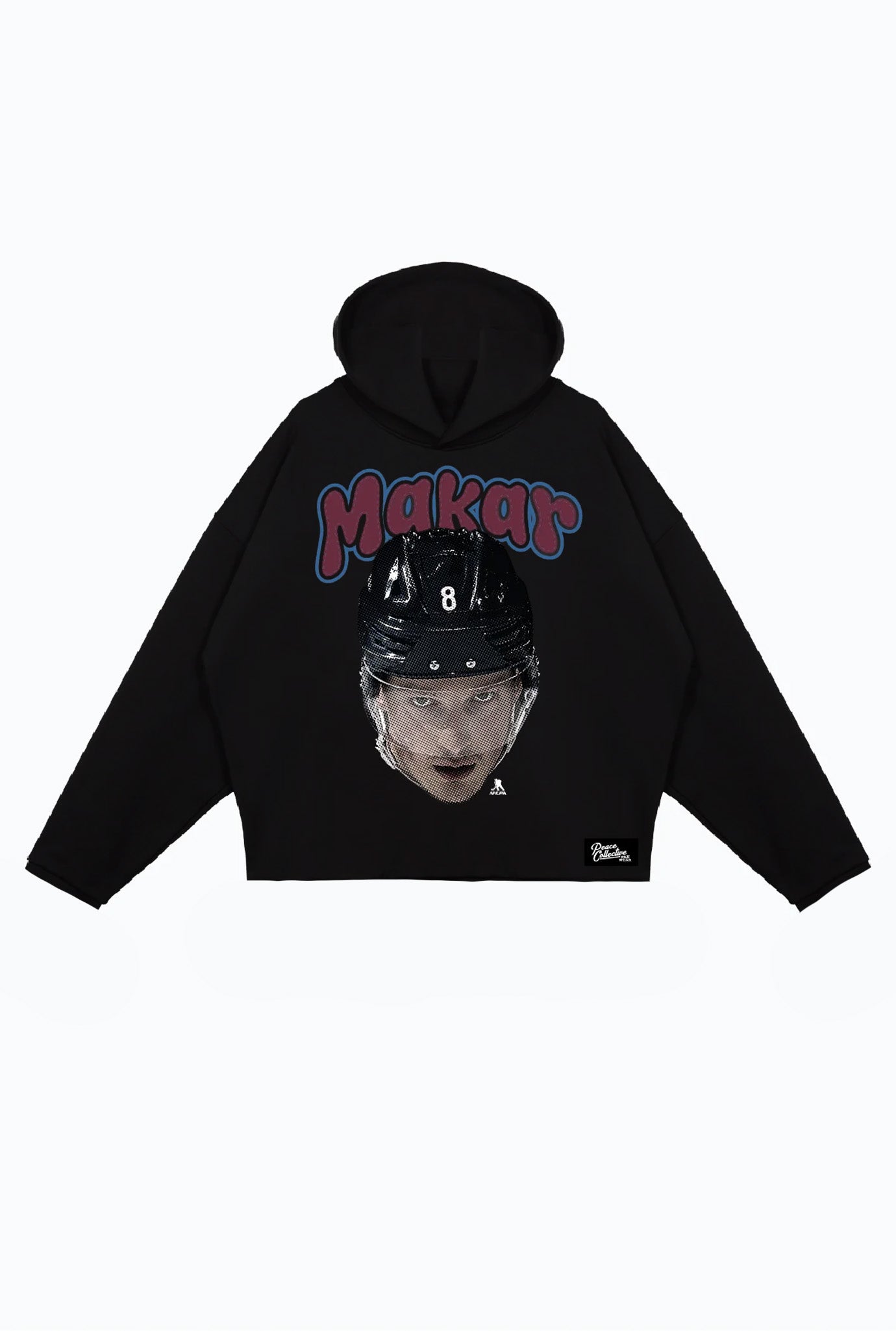 Sweat à capuche décontracté Cale Makar - Noir