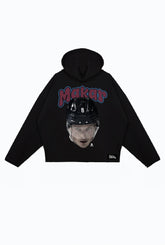Sweat à capuche décontracté Cale Makar - Noir