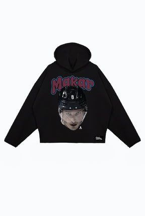 Sweat à capuche décontracté Cale Makar - Noir