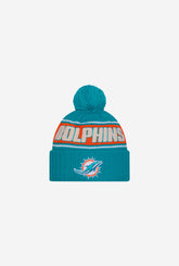 Miami Dolphins 2024 Sideline Knit Hat - Blue