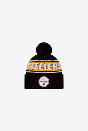 Pittsburgh Steelers 2024 Sideline Knit Hat - Black