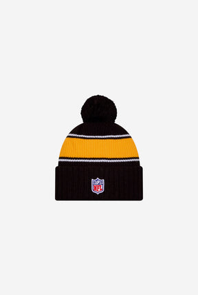 Pittsburgh Steelers 2024 Sideline Knit Hat - Black