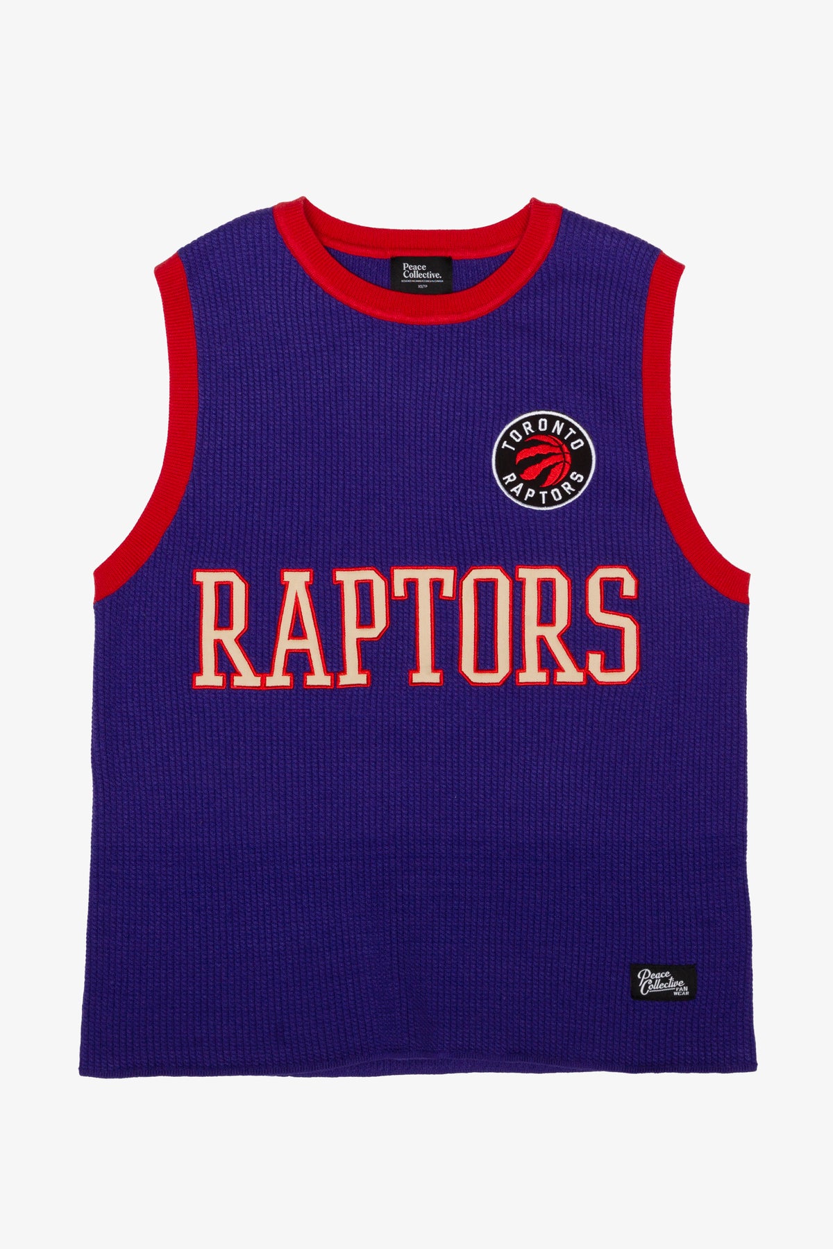 Maillot de basketball tricoté des Raptors de Toronto - Violet