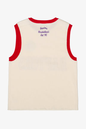 Maillot de basketball tricoté des Raptors de Toronto - Ivoire