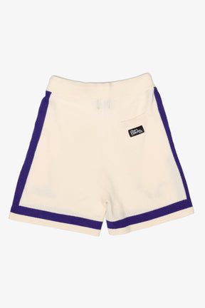 Short de basketball en maille Los Angeles Lakers - Ivoire