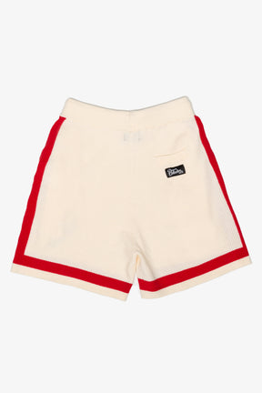 Chicago Bulls Strick-Basketballshorts – Elfenbein