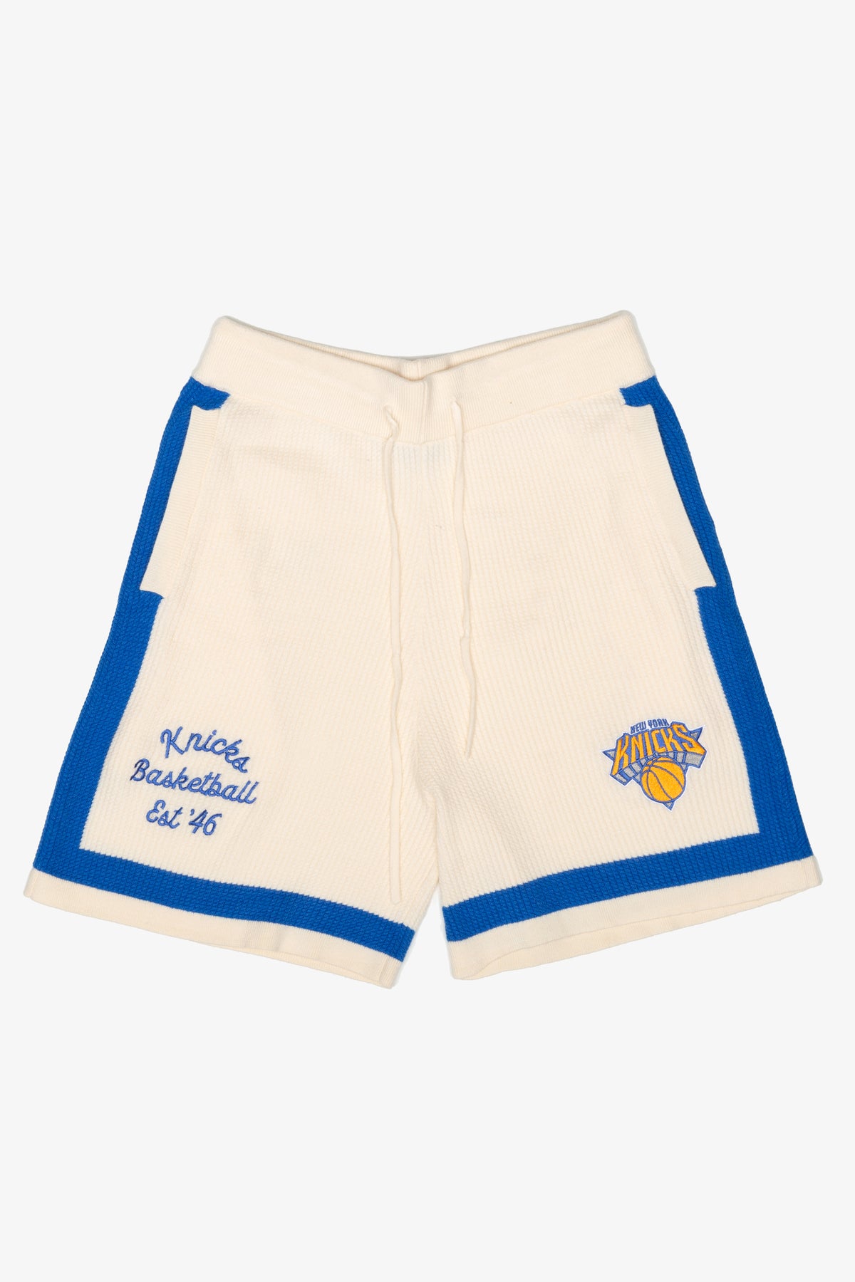 Short de basketball en maille des Knicks de New York - Ivoire