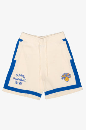 Short de basketball en maille des Knicks de New York - Ivoire