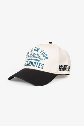 P/C x AJ Brown A-Frame Cap - Ivory / Black