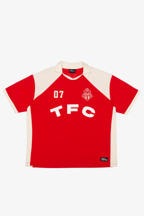 Camiseta de Fútbol Colour Block Toronto FC - Roja / Marfil