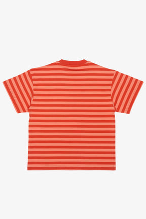 Peace Striped Heavyweight T-Shirt - Terra Cotta