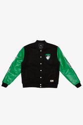 Boston Legacy FC Patchwork Letterman Jacket - Black / Green