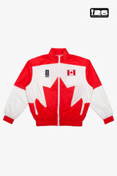 FIFA Weltmeisterschaft 2026™ Kanada Nylon-Trainingsjacke – Weiß/Rot