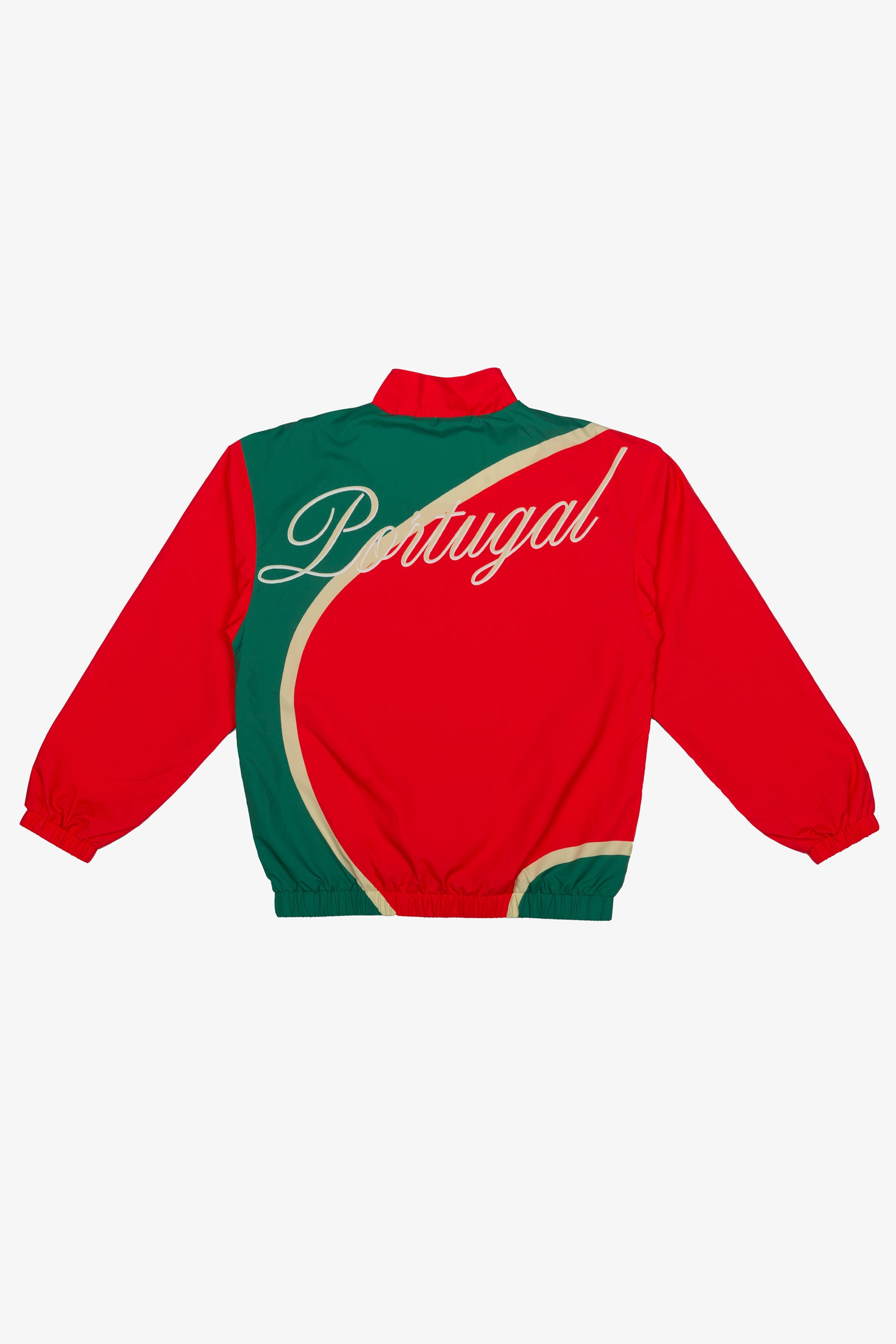 Portugal Windbreaker Jacket - Red / Green